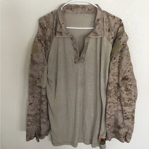 Marine corps desert marpat combat shirt (FROG) size large regular